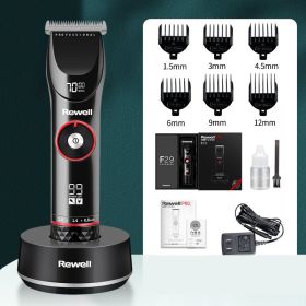 Factory Direct Sale Riwei Hairdresser Electric Push Scissors Household Electric Shaver Rechargeable Push Professional Hair Salon